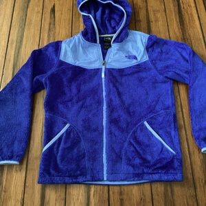 Girls Purple Northface Fleece Jacket